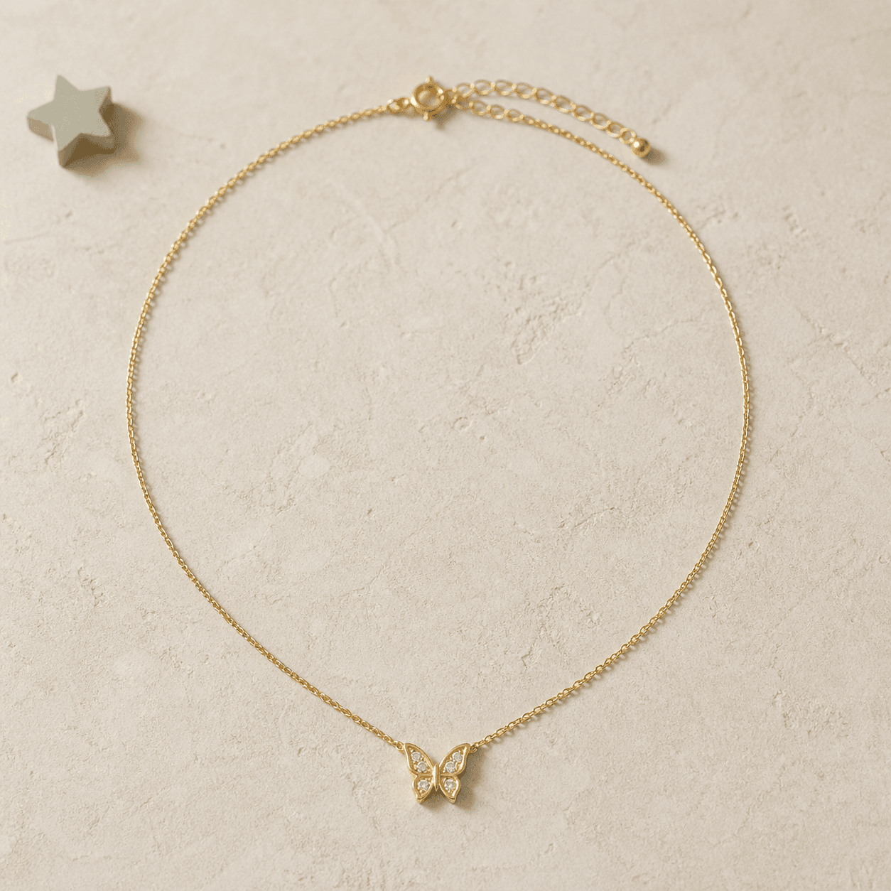 Butterfly Wish Necklace from the Aniqas Kids Jewellery collection
