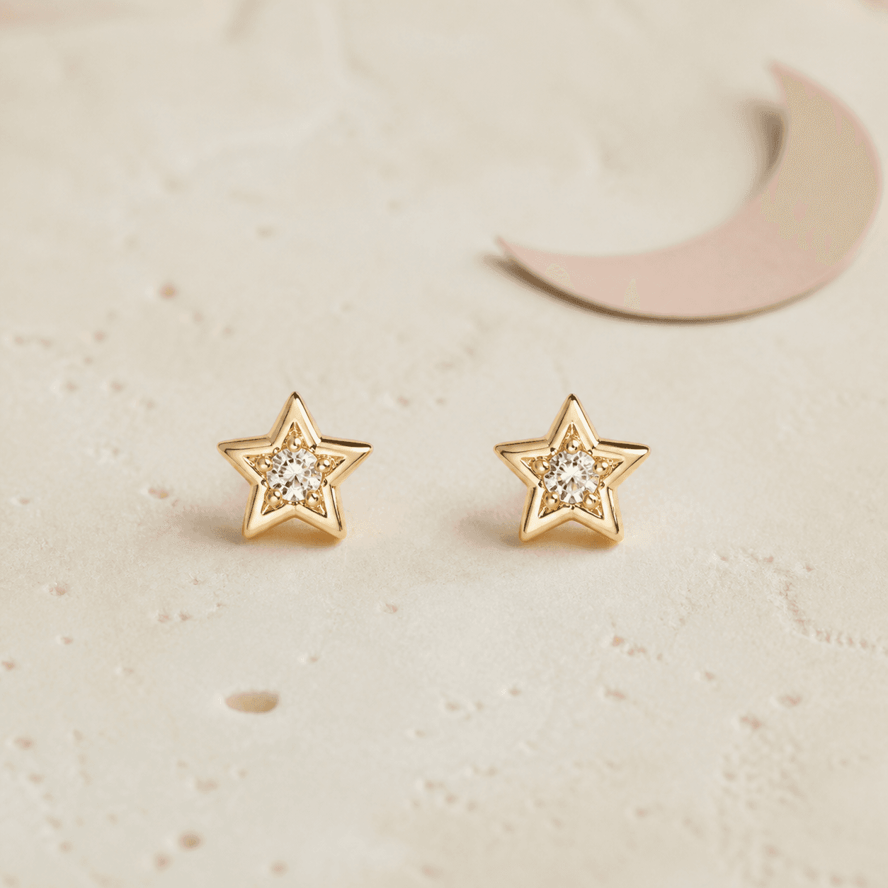 Little Star Studs from the Aniqas Kids Jewellery collection